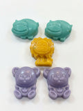 Saukhya Baby Animal Soap Set — Teddy, Lion & Hippo (Set of 3)